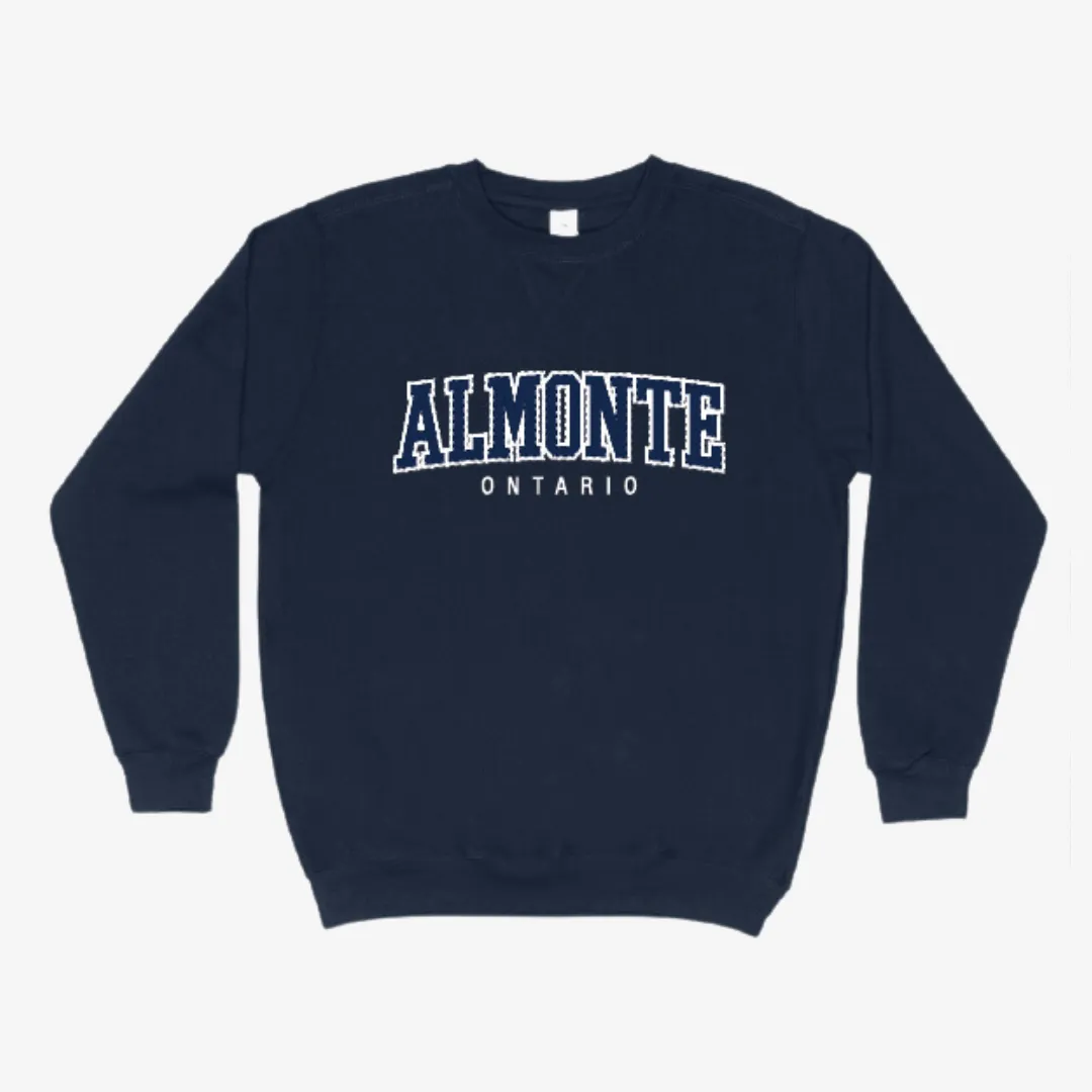 Almonte Varsity Crewneck / Navy