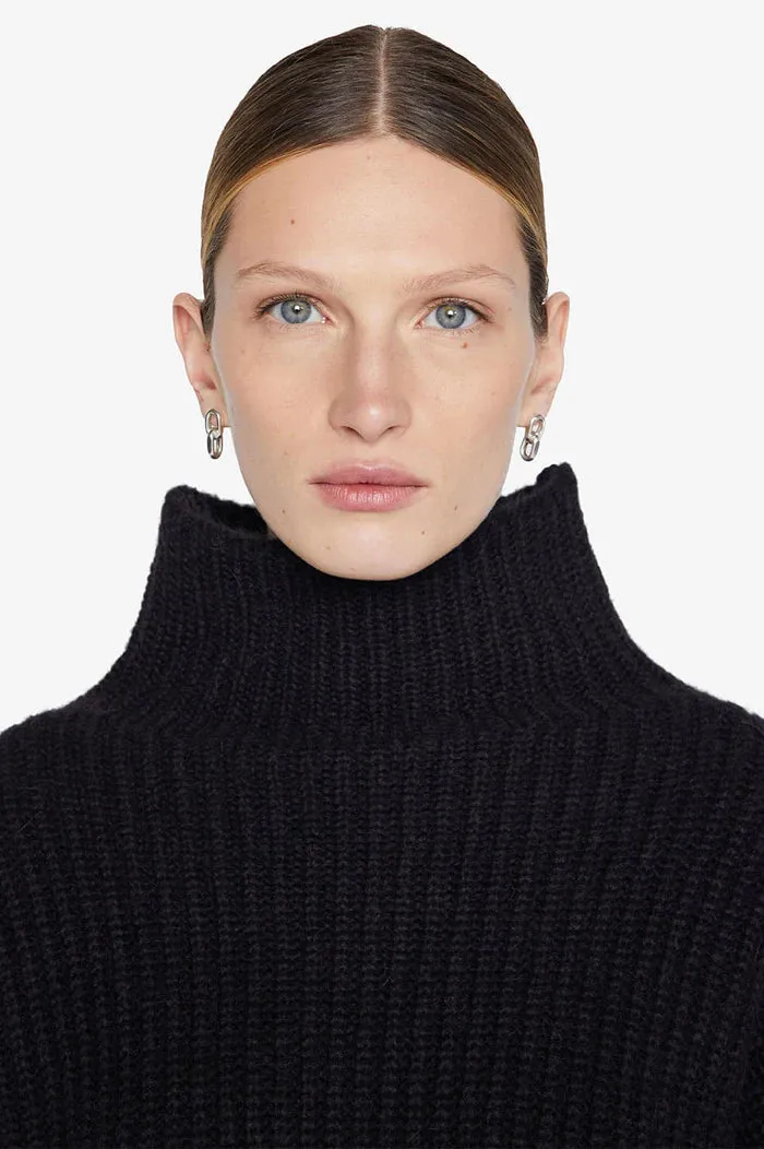 Anine Bing SYDNEY SWEATER IN BLACK