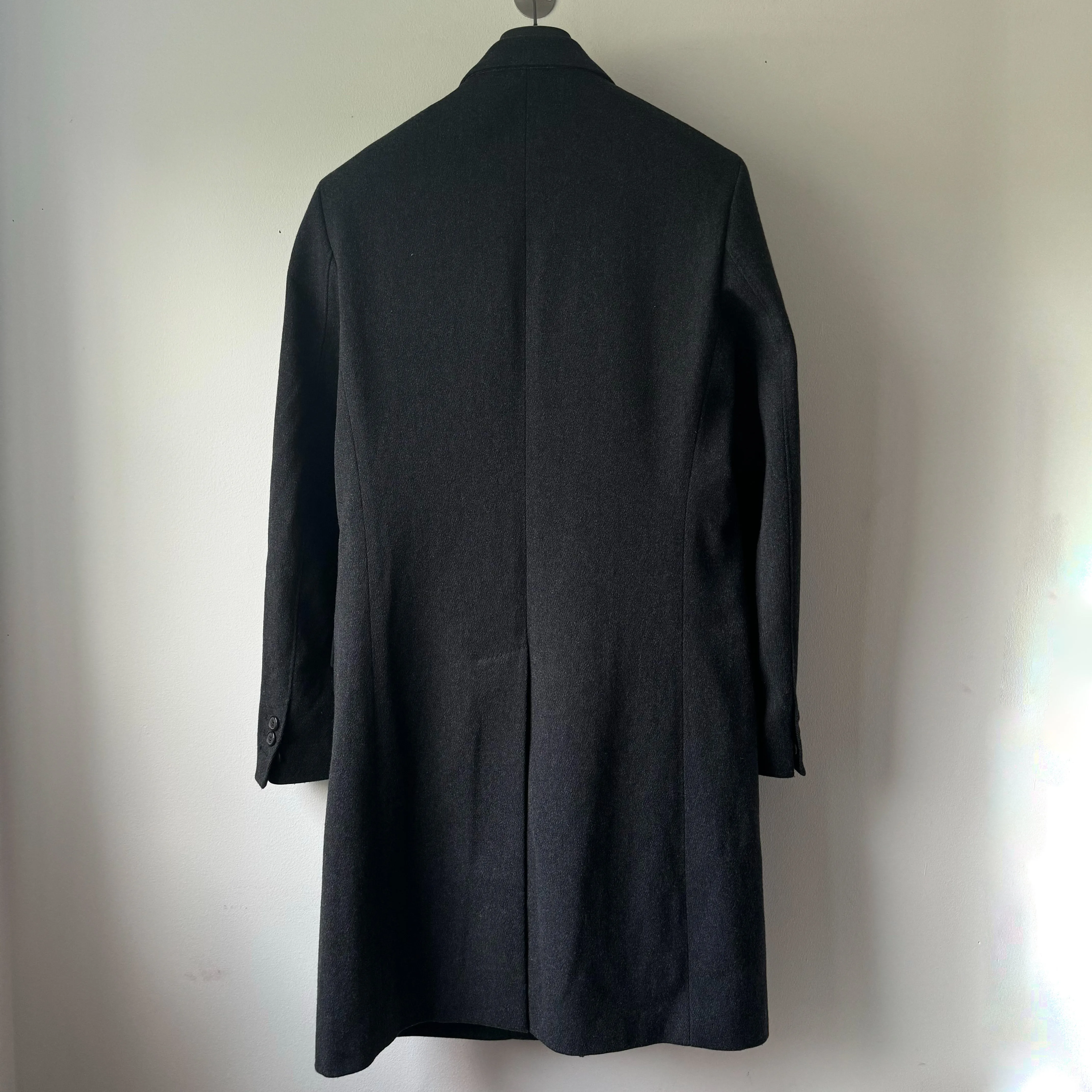 AW2004 Martin Margiela Dark Grey Wool Long-Coat