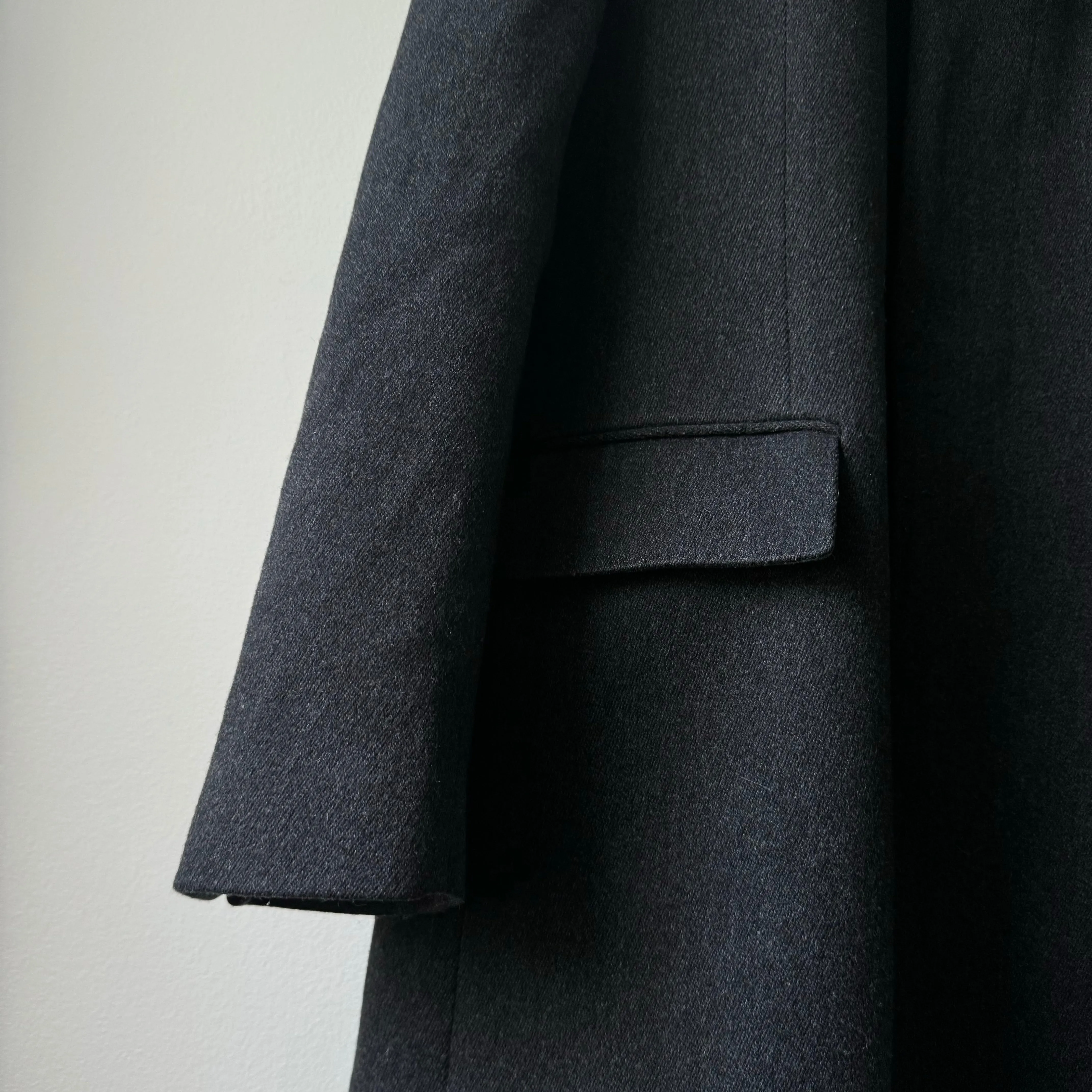 AW2004 Martin Margiela Dark Grey Wool Long-Coat