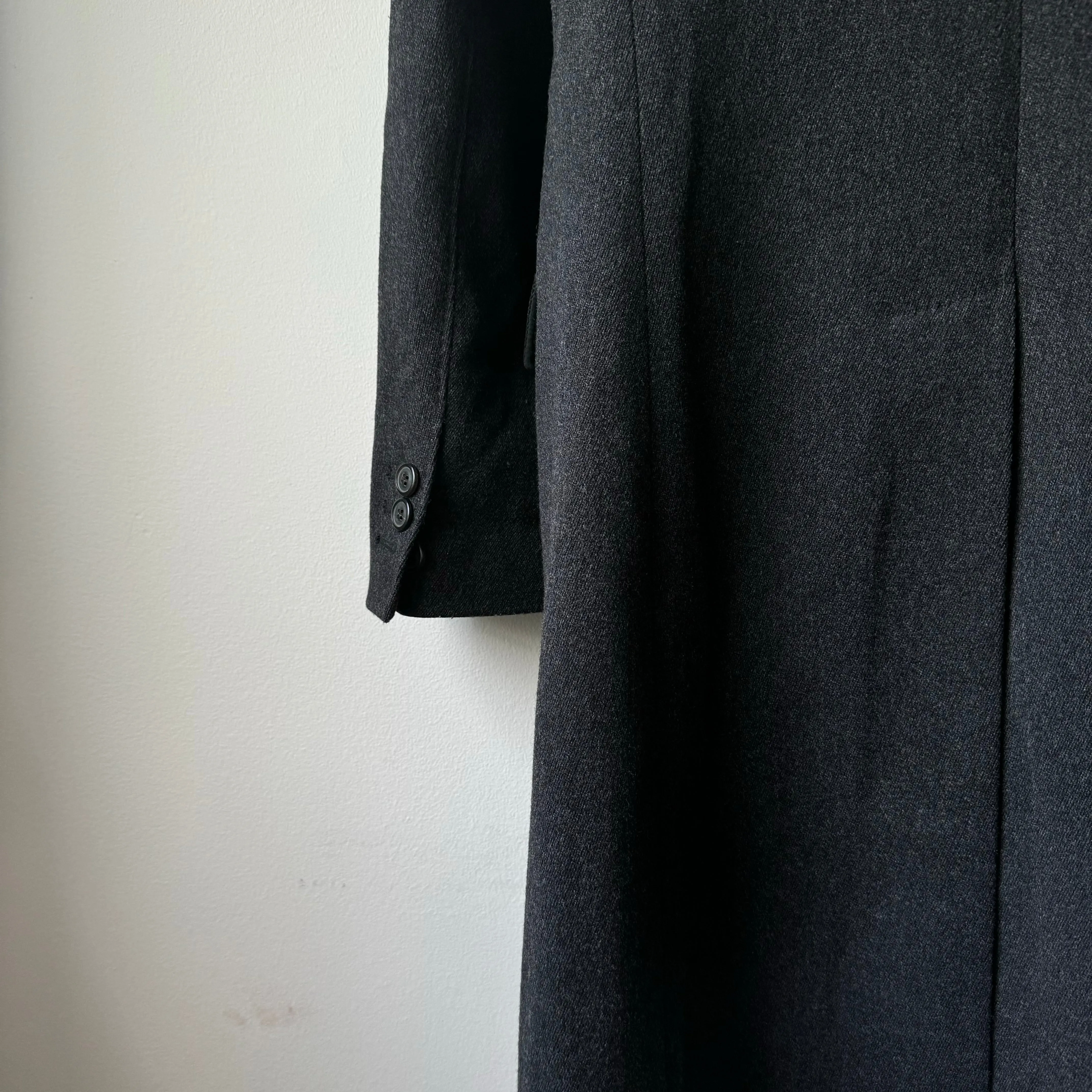 AW2004 Martin Margiela Dark Grey Wool Long-Coat