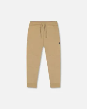 Deux Par Deux Boys Sweatpant   G30T21   Warm Sand