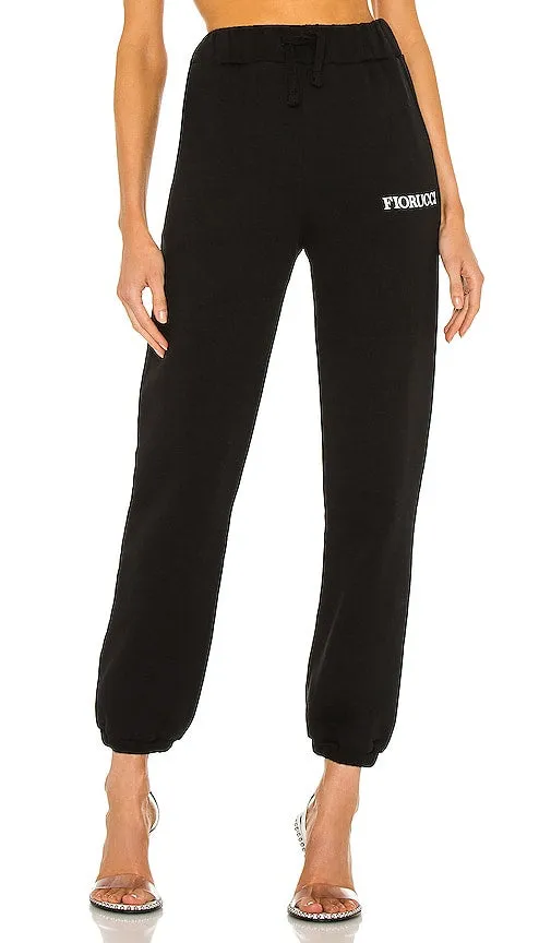 FIORUCCI Angels Patch Jogger in Black