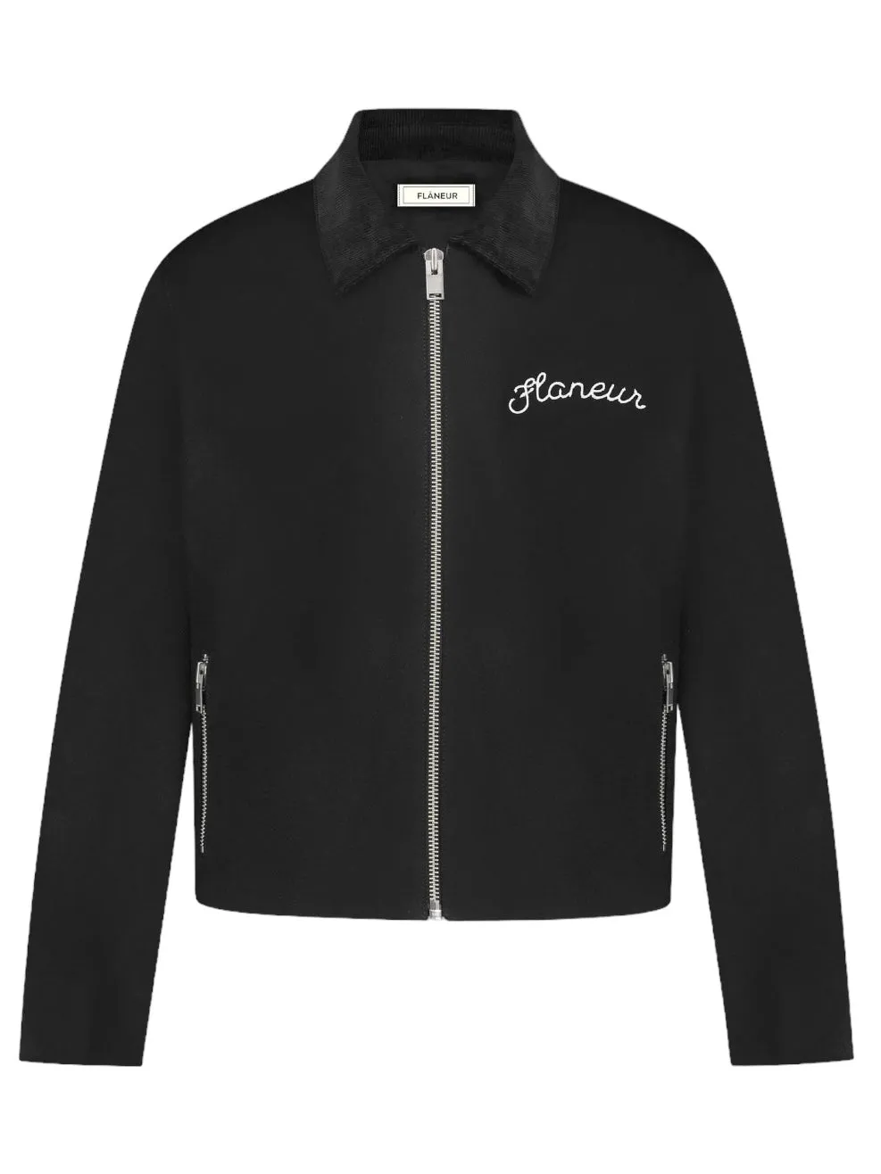 Flaneur Signature Worker Jacket Black