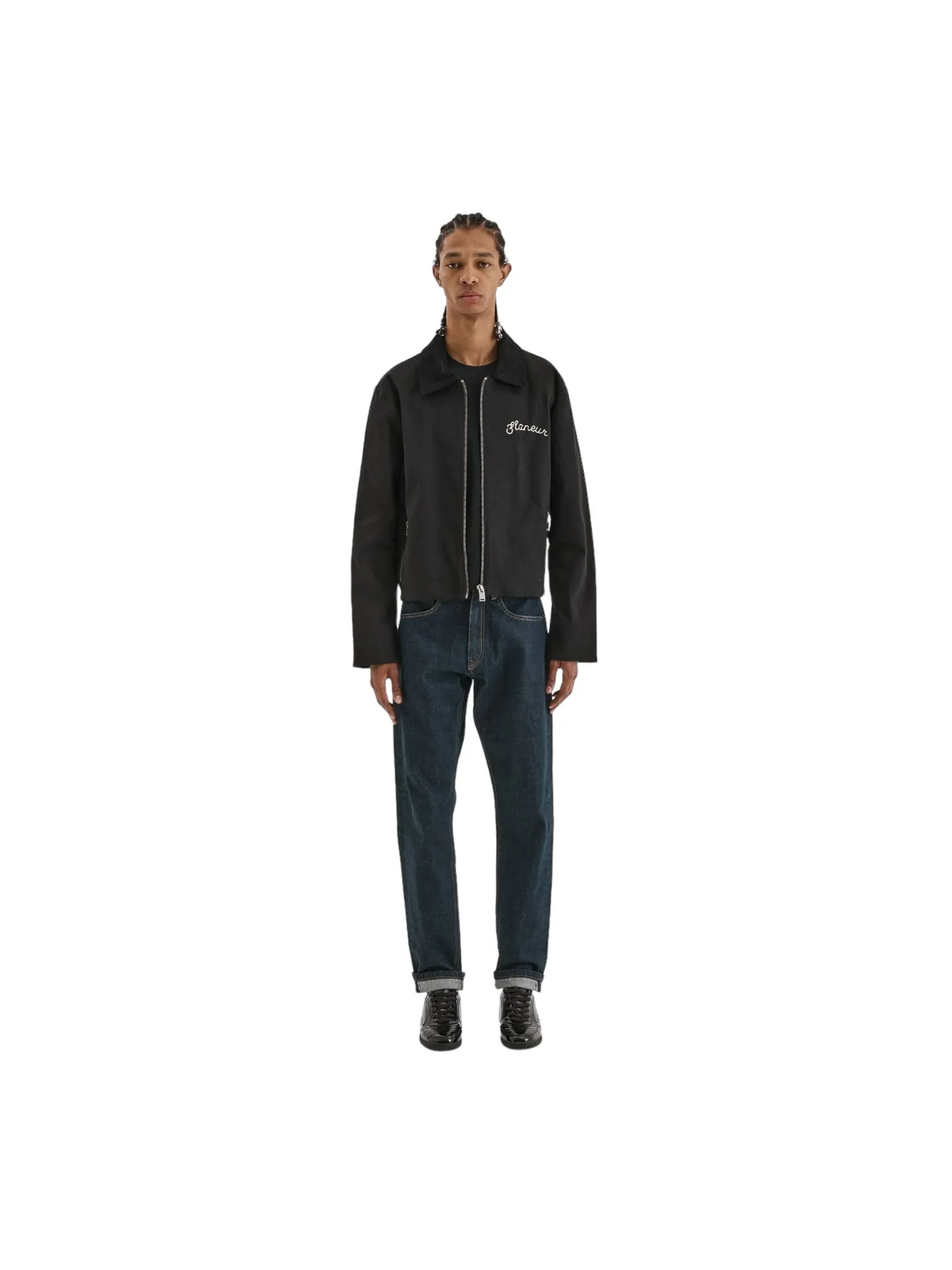 Flaneur Signature Worker Jacket Black