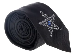 Givenchy Black micro striped jacquard Tie