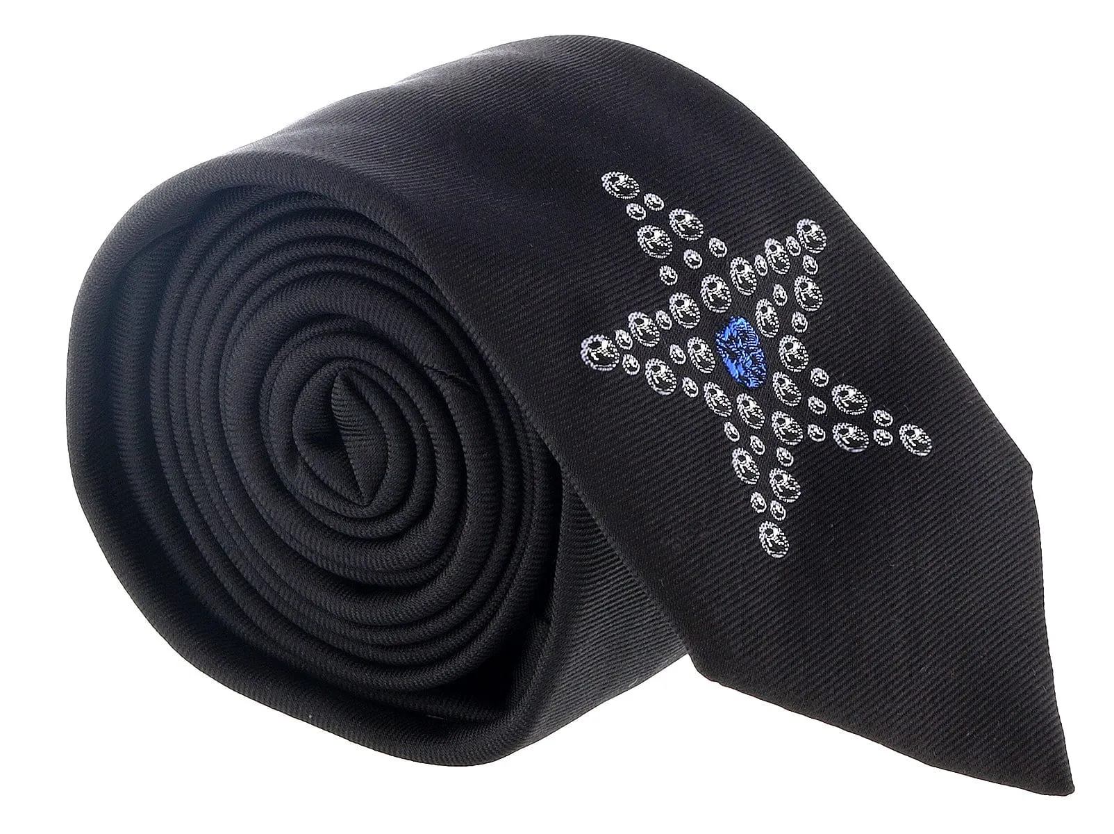 Givenchy Black micro striped jacquard Tie