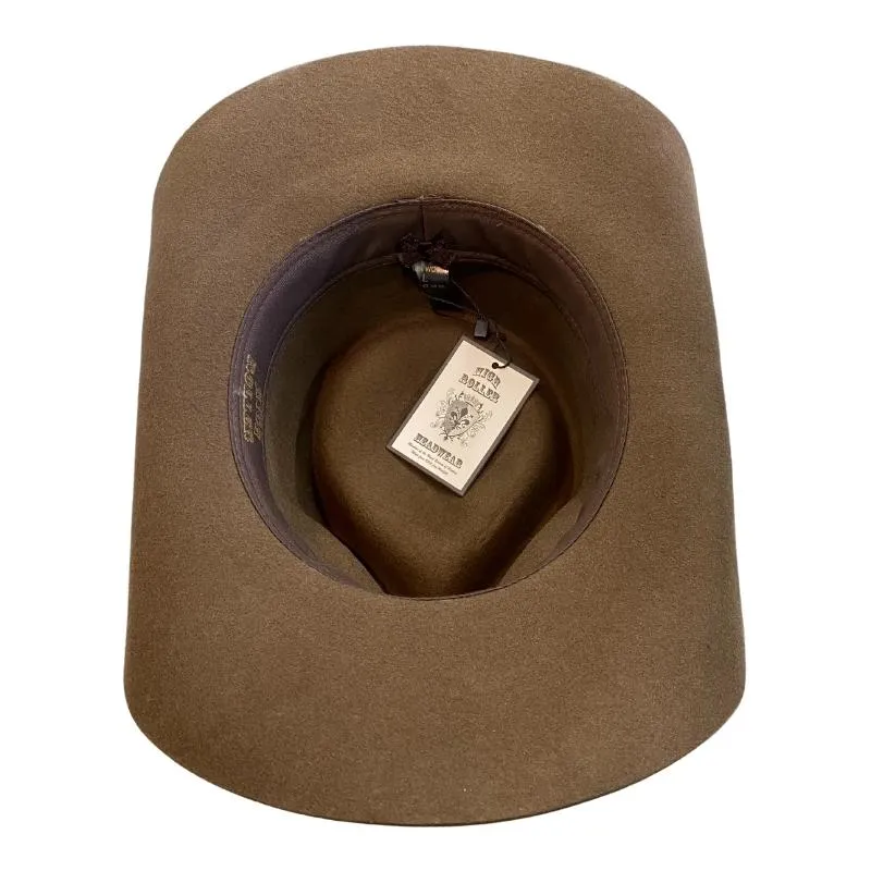 High Roller Brown Wool Cowboy