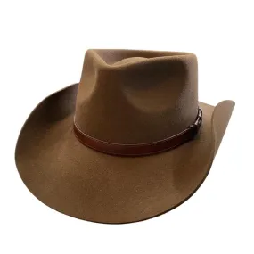 High Roller Brown Wool Cowboy