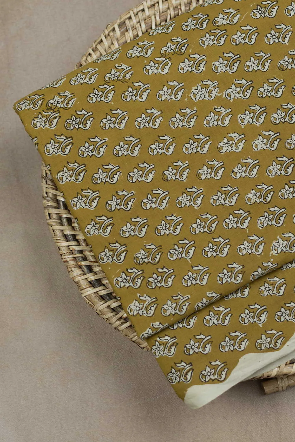 Little Florets Bagru Cotton Fabric