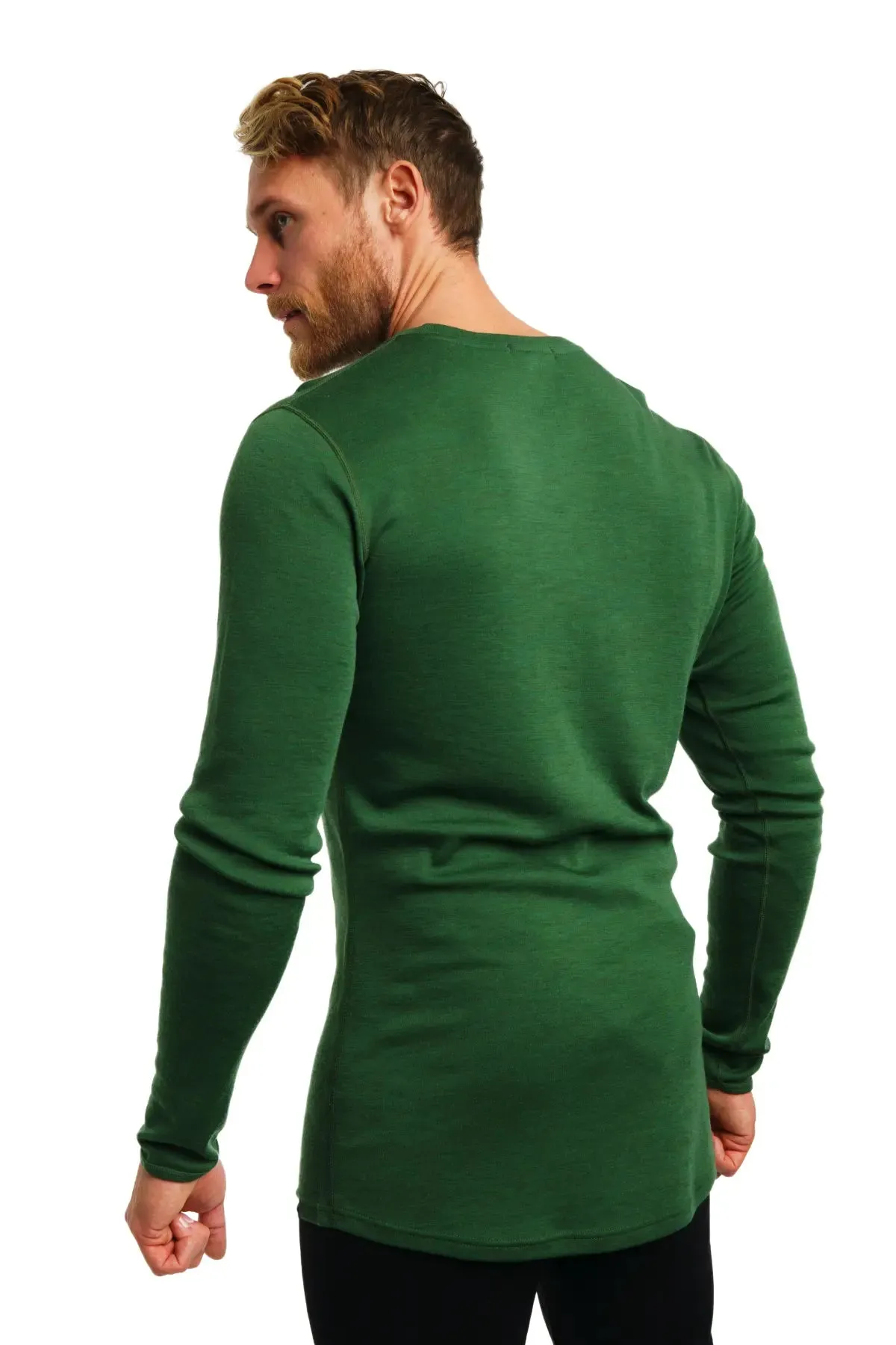 Men Merino Long Sleeve 250 Olive