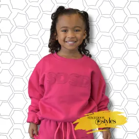 SDSD Child Vintage Applique Crewneck Sweatshirt