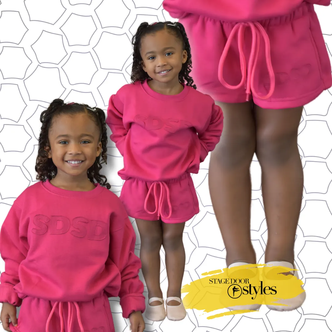 SDSD Child Vintage Applique Crewneck Sweatshirt