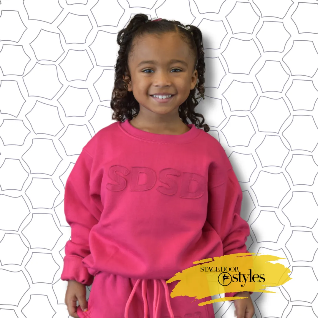 SDSD Child Vintage Applique Crewneck Sweatshirt
