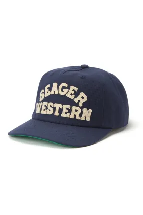 SEAGER WESTERN SNAPBACK Navy