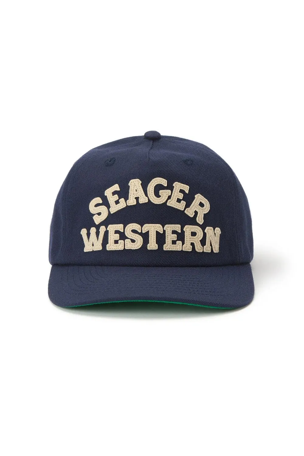 SEAGER WESTERN SNAPBACK Navy
