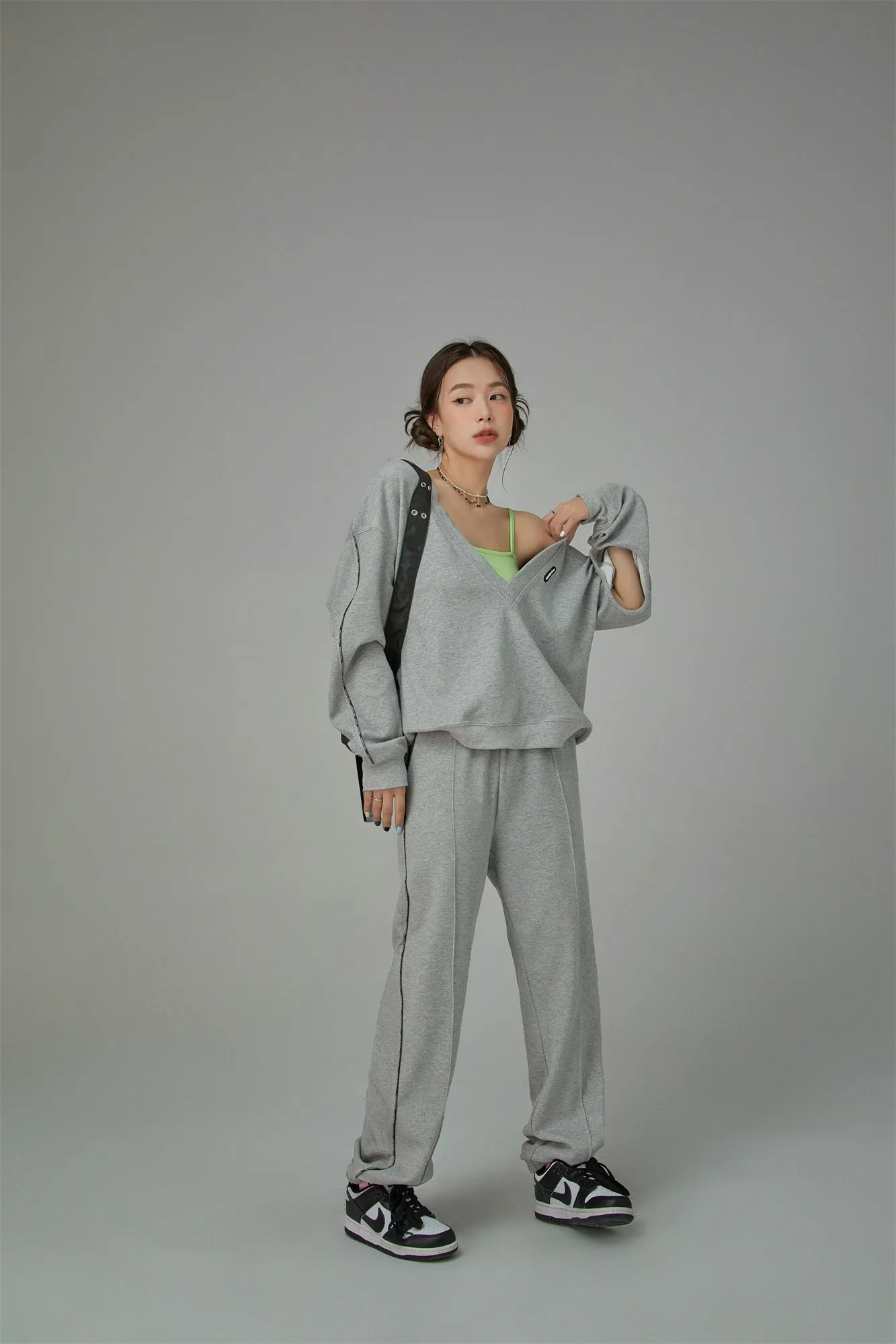 Simple Side Line Jogger Pants