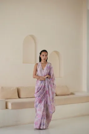 Soft Caress Pink Saree