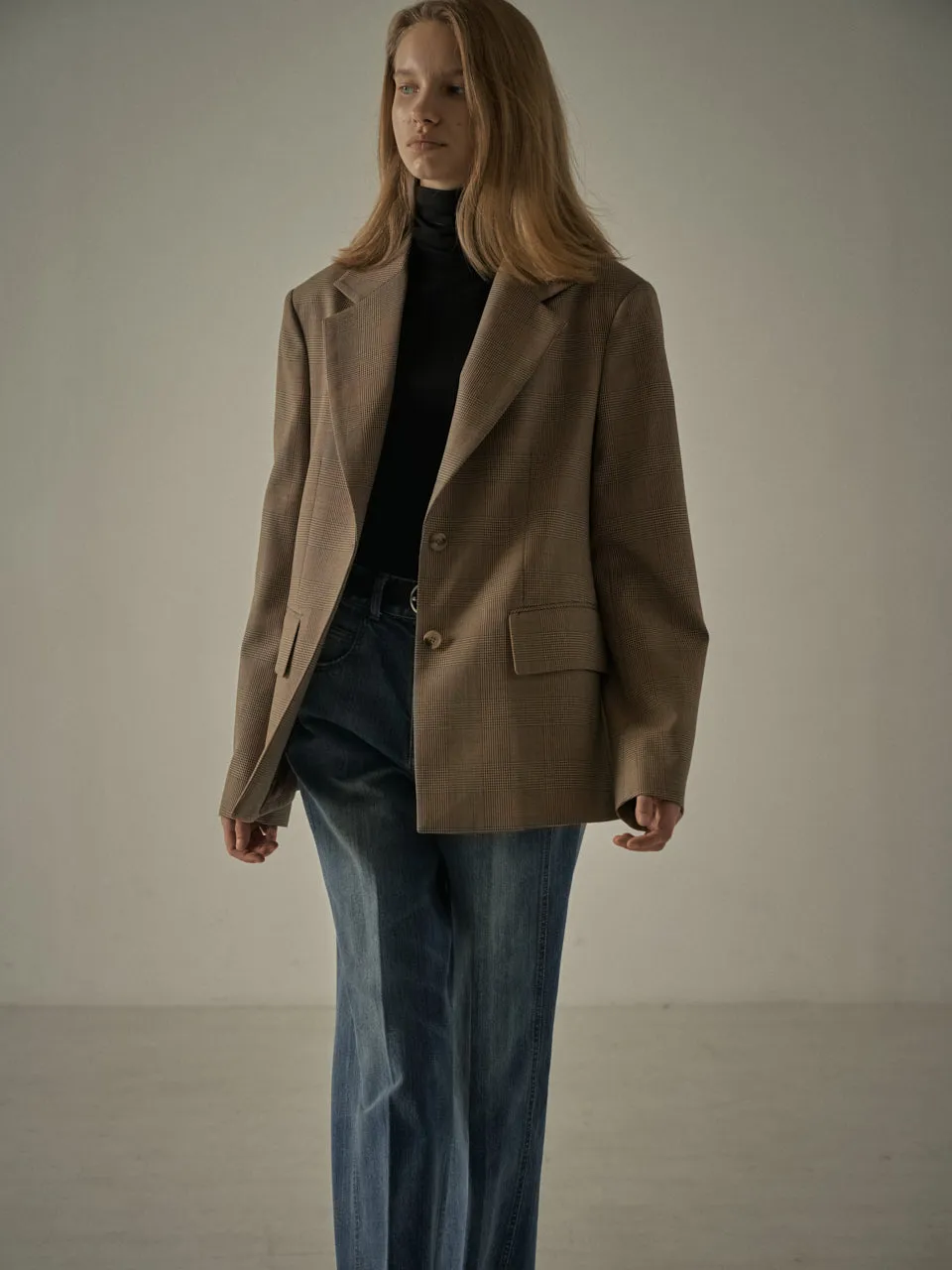 Timeless Wool Jacket - Vintage Check