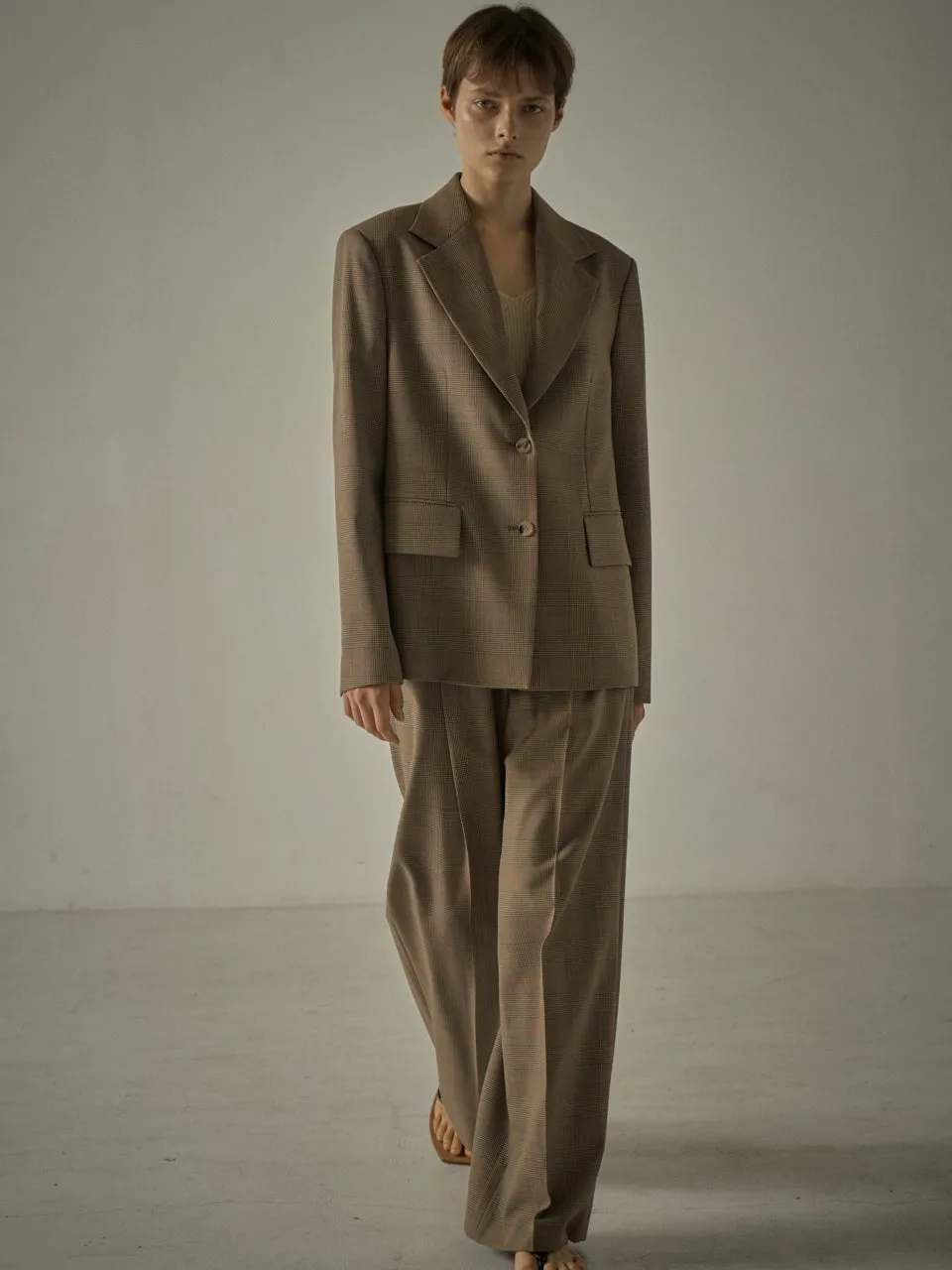 Timeless Wool Jacket - Vintage Check