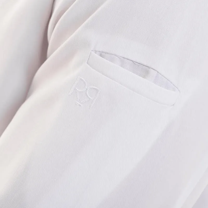White Long Sleeve Shirt Style Kitchen Coat Figari - ROBUR