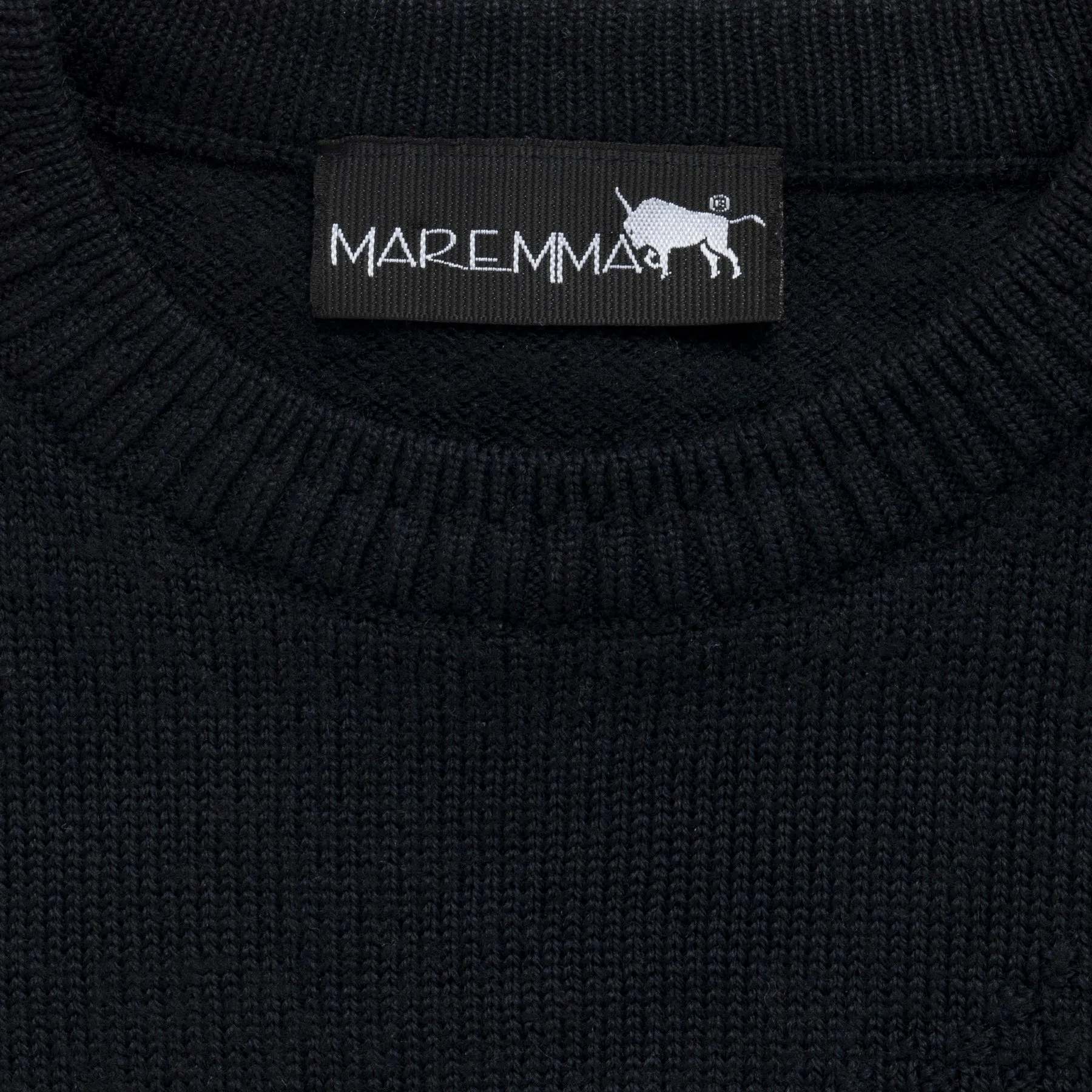 Wool Cable Basketweave Panel Knit Drop Shoulder Jumper