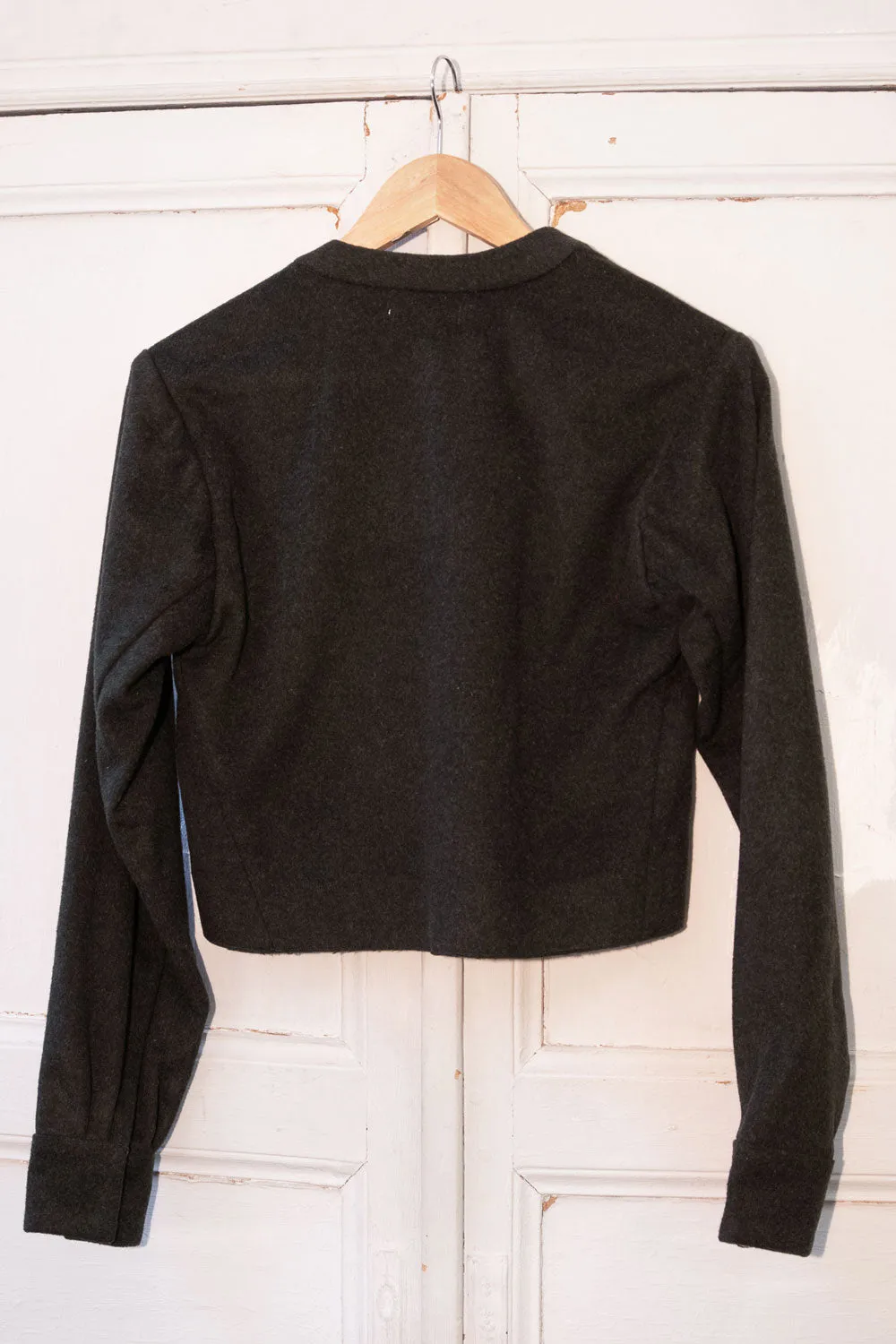 ZORA cropped top - Forest green